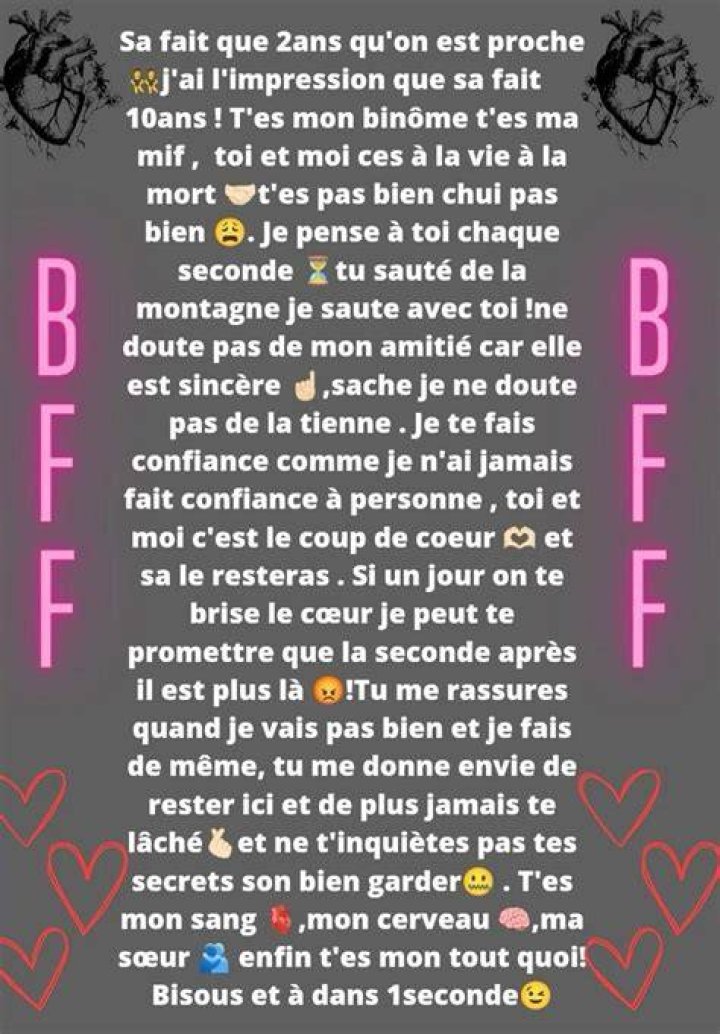 𝙲𝚘𝚗𝚝𝚊𝚌𝚝 𝚗𝚊𝚖𝚎𝚜 Texte meilleure amie, Id&eacute;e de surnom, Relation des textes