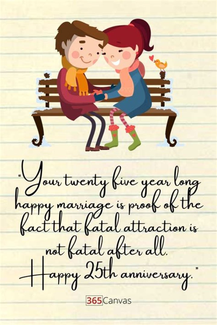25th Anniversary Quotes and Wishes 90+ Heartfelt Messages to Celebrate