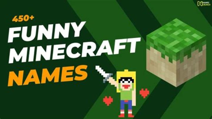 400+ Funny Minecraft Names [Best Ideas] Names Crunch