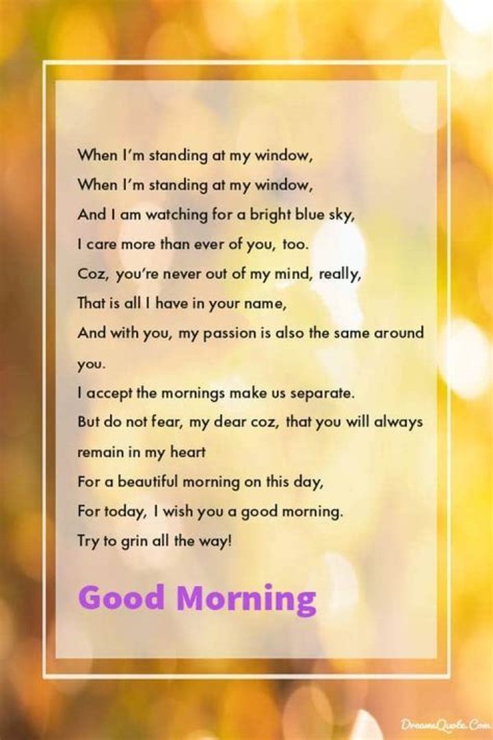56 Romantic Good Morning Poems For Him Dreams Quote