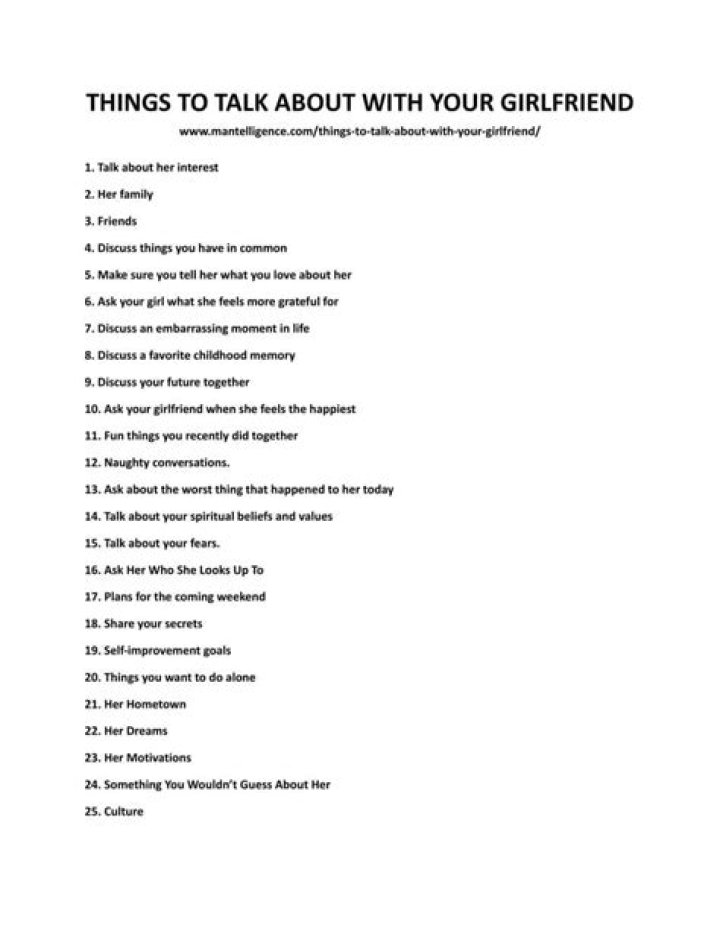 70 Things To Talk About With Your Girlfriend (Fun, Easy, Deep)