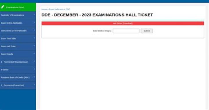 Annamalai University DDE Hall Ticket 2024 [Released] AUDDE May Exam