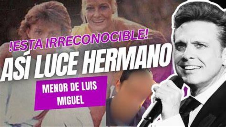 As&iacute; es Sergio Gallego, hermano peque&ntilde;o y olvidado por Luis Miguel El
