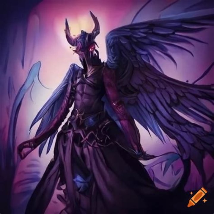 Azza fallen angel whose name means "the strong." Sorry for my long