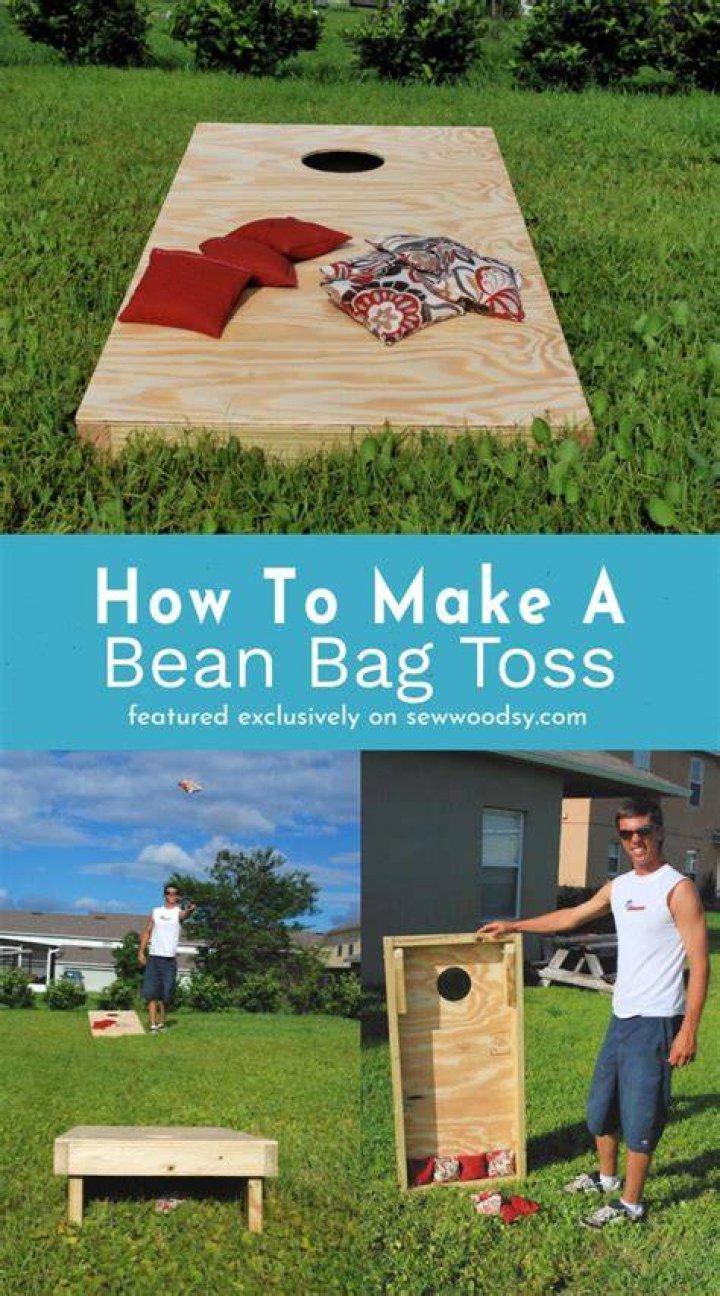 Backyard Bean Bag Toss Game Backyard Party Games, Diy Yard Games, Fun