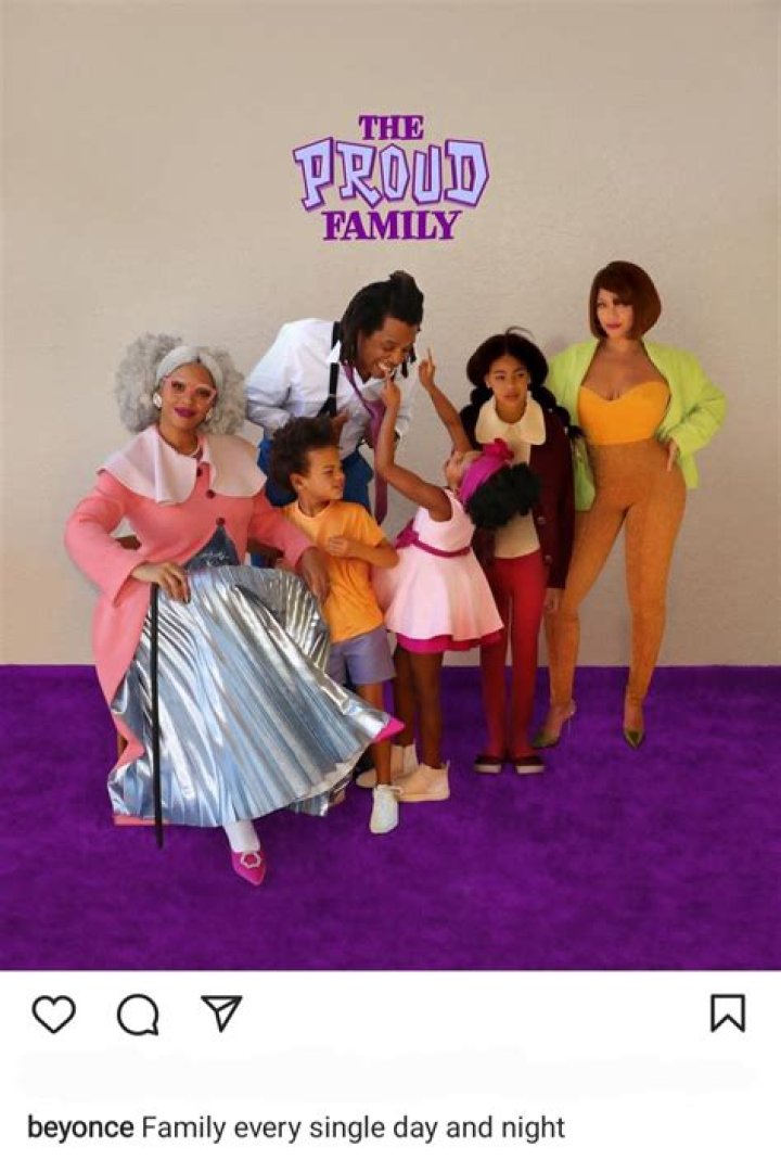 Beyonce Shares Her Family&rsquo;s Halloween Costume with Photo Featuring All