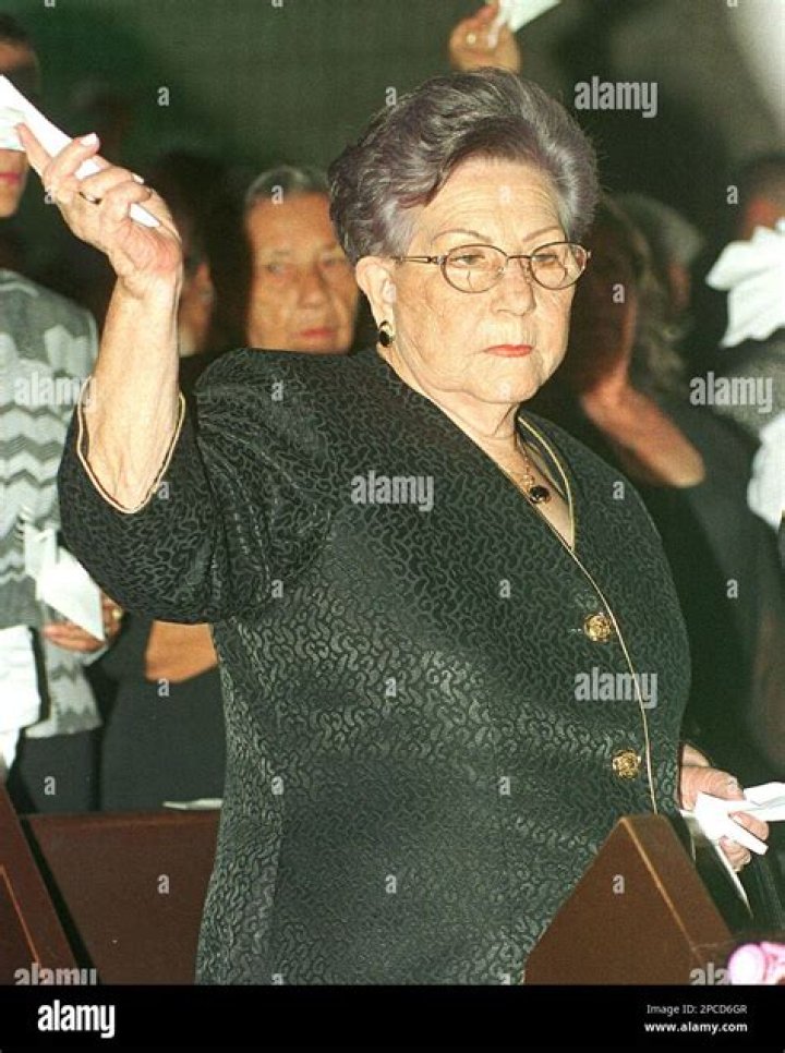Bogota, Colombia Hermilda Gaviria de Escobar, the mother of Pablo