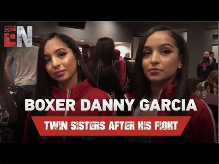 Boxer Danny Garcia Twin Sisters After Fight YouTube