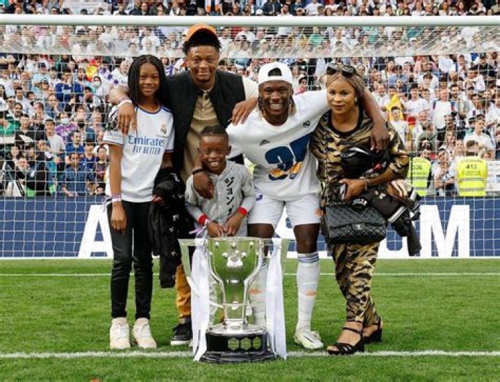 Camavinga with Family Real Madrid Soccer