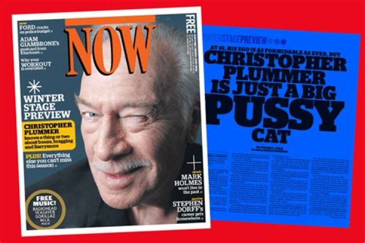 Christopher Plummer knows a thing or two NOW Magazine