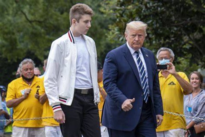 Coronavirus US Barron Trump celebrates his 14th birthday while