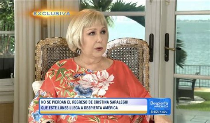 Cristina Saralegui reconoce que fue arrogante y habla de su adicci&oacute;n al