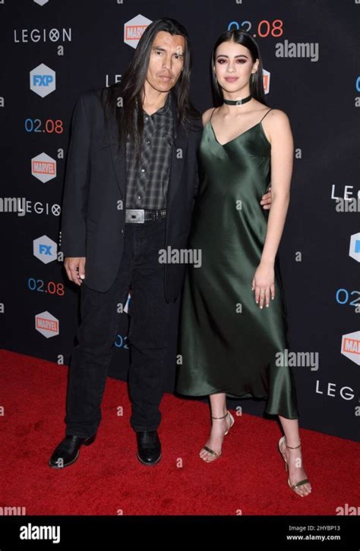 David Midthunder and Amber Midthunder arriving for the series premiere
