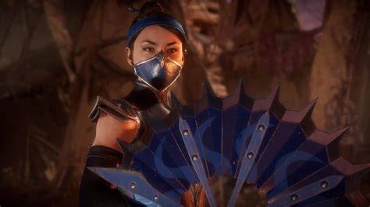 Desktop Wallpaper Kitana, Mortal Kombat, Video Game, Girl Warrior, Face