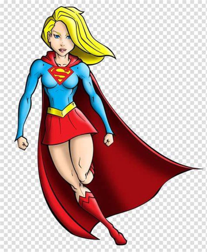 Download Supergirl Clip Superwoman Cartoon Super Hero Girl Png