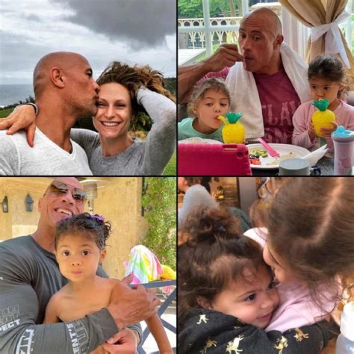 Dwayne Johnson, Lauren Hashian Family Album Photos