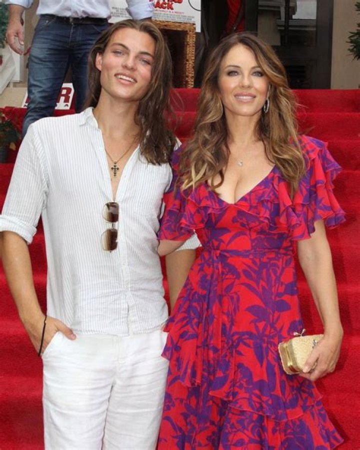 Elizabeth Hurley’s teenage son Damian models like mom in beauty