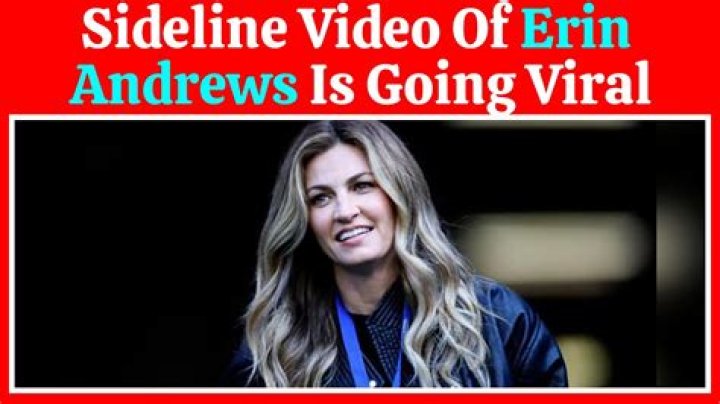 Erin Andrews Viral Video Has Been a Top Trending Google Term Since Past
