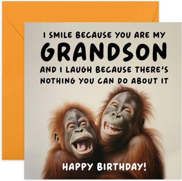 Funny Birthday Quotes For Grandson ShortQuotes.cc