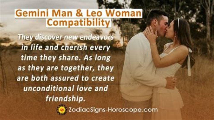 Gemini Man and Leo Woman Compatibility Love, Sex, and Chemistry