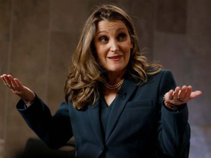 GOLDSTEIN Someone tell Freeland she&rsquo;s not like the average...