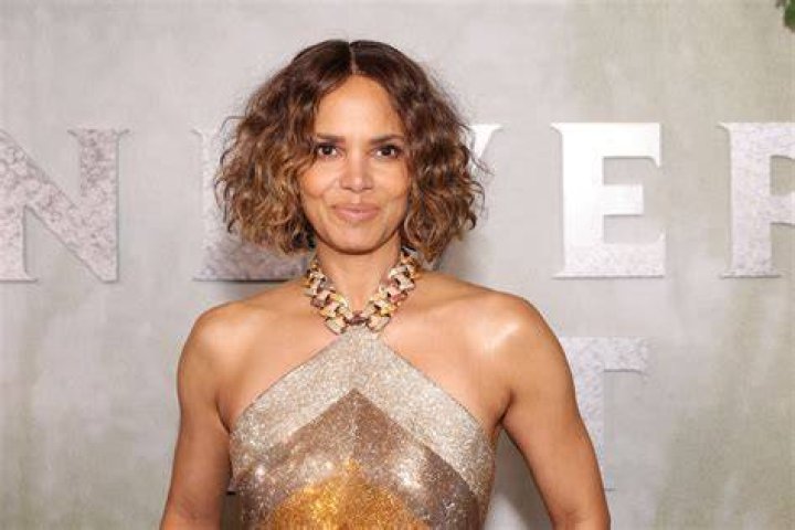 Halle Berry looks good makeup free while heading to a set in New York City