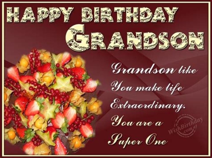 Happy Birthday Grandson Quotes. QuotesGram