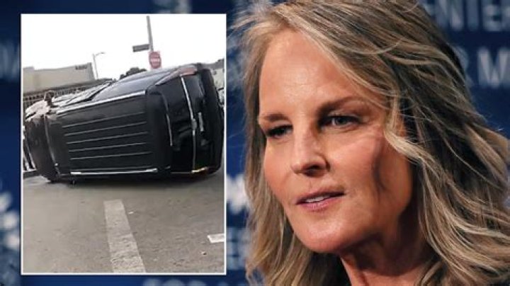 Helen Hunt Hospitalized after Car Accident Causes SUV to Flip Over in