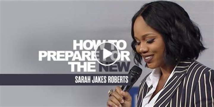 How did Sarah Jakes Roberts meet her husband?
