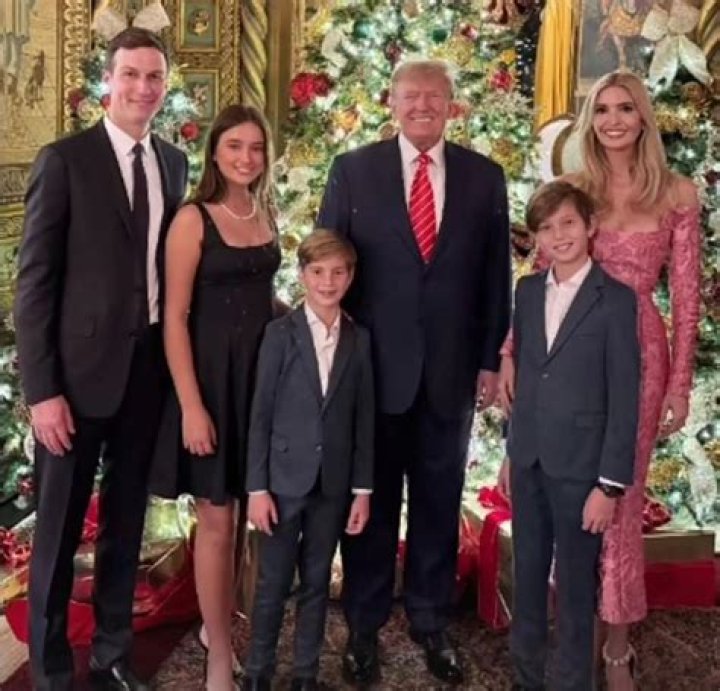 How Trump family Christmas photo reveals Barron is set for new public