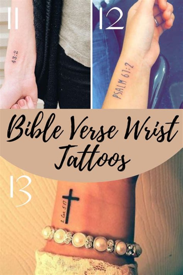 Inspirational Bible Verse Tattoos + Ideas TattooGlee Verse tattoos