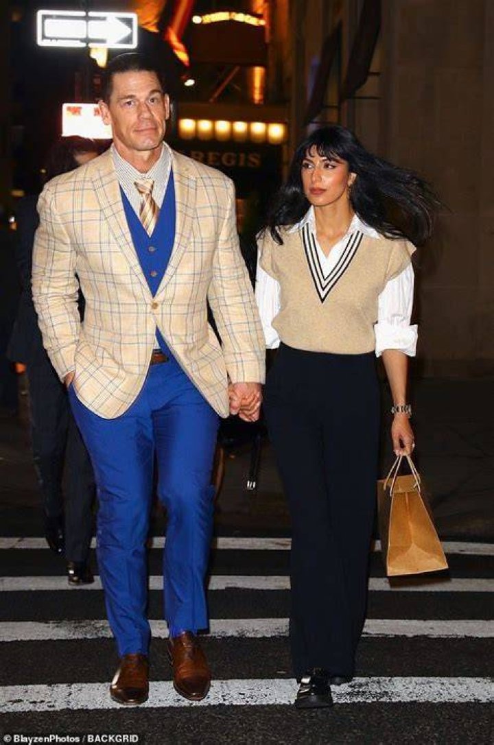 John Cena Holds Hands With Wife Shay Shariatzadeh on Rare Outing Photo