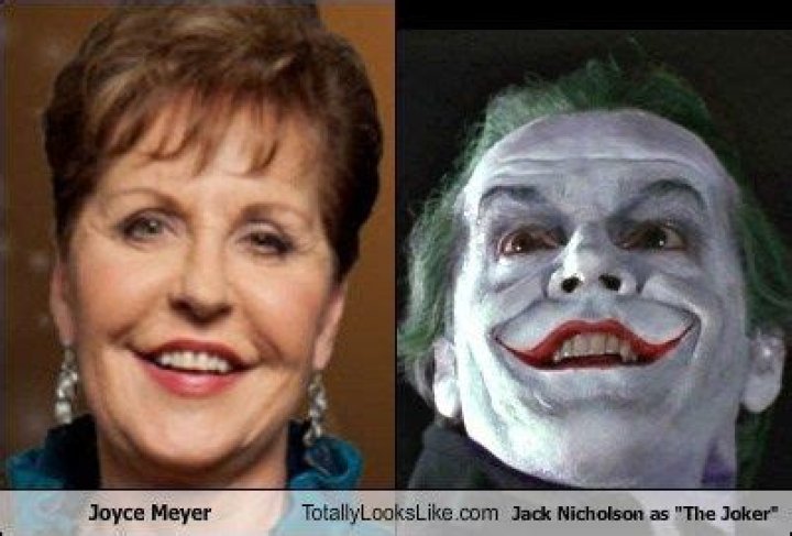 Joyce Meyer Looks Like The Joker