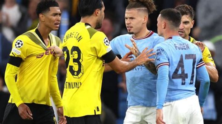 Jude Bellingham pushes Phil Foden as England pals square up to each