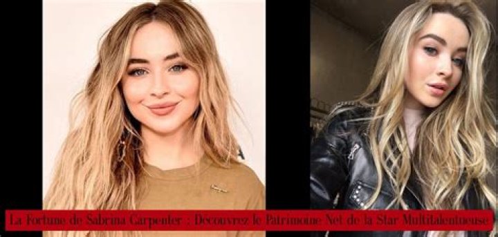 La Fortune de Sabrina Carpenter D&eacute;couvrez le Patrimoine Net de la
