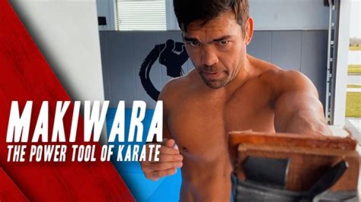 Makiwara! Lyoto Machida show us this traditional Japanese tool made to