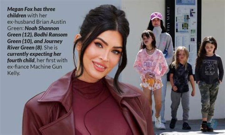 Megan Fox Kids Megan Fox Shares Photos Of Her Beautiful Family