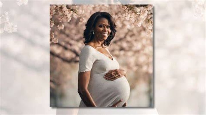 Michelle Obama pregnant in 2012