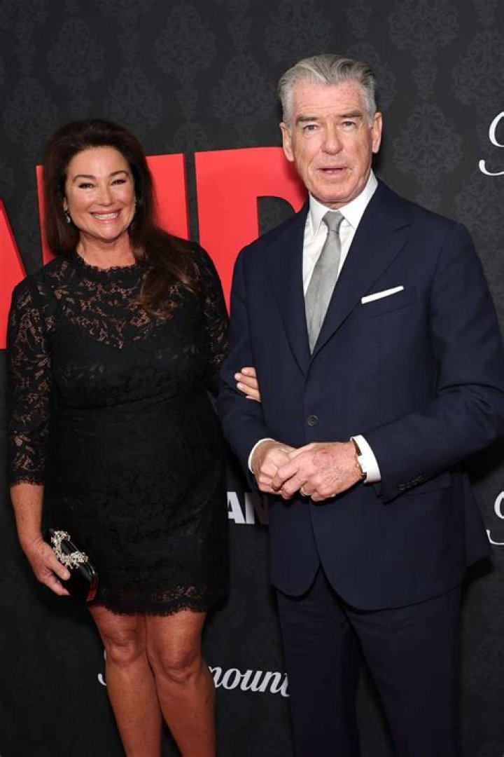Pierce Brosnan And Keely Shay Smith Pack On The PDA