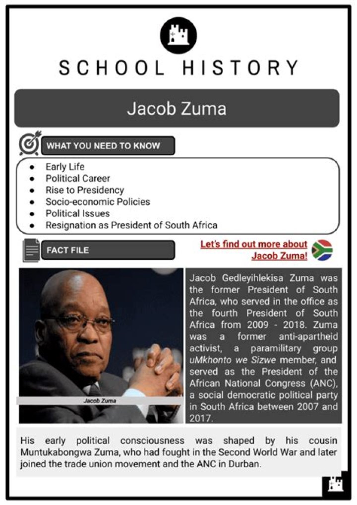Riveting Facts About Jacob Zuma His Wife, Children and Net Worth