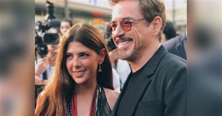 Robert Downey Jr & Marisa Tomei at the Spider Man Press