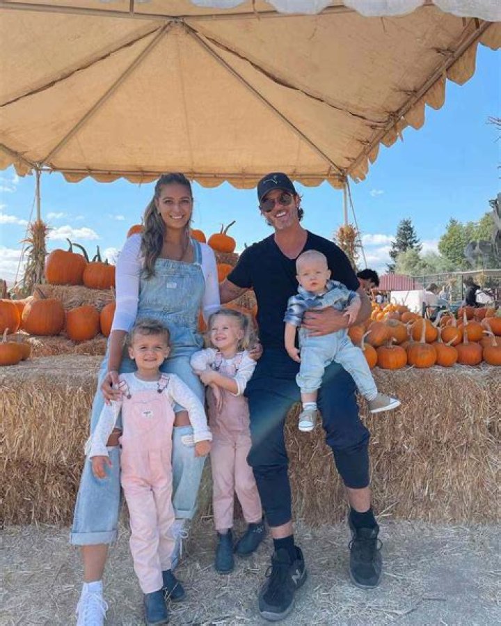 Robin Thicke, 42, and his fiancee April Love Geary, 25, look jolly for