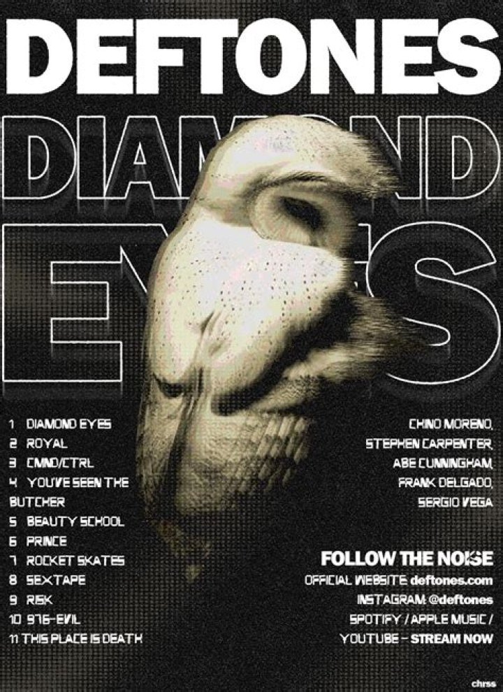 Rock Album Artwork Deftones Diamond Eyes