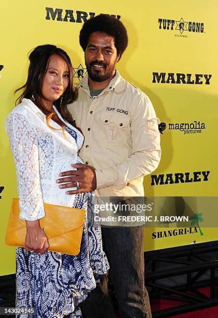 Rohan Marley And His Wife