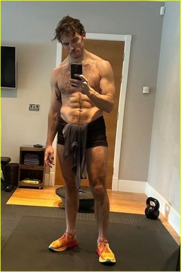 Sam Claflin (26) Young Chest Hair