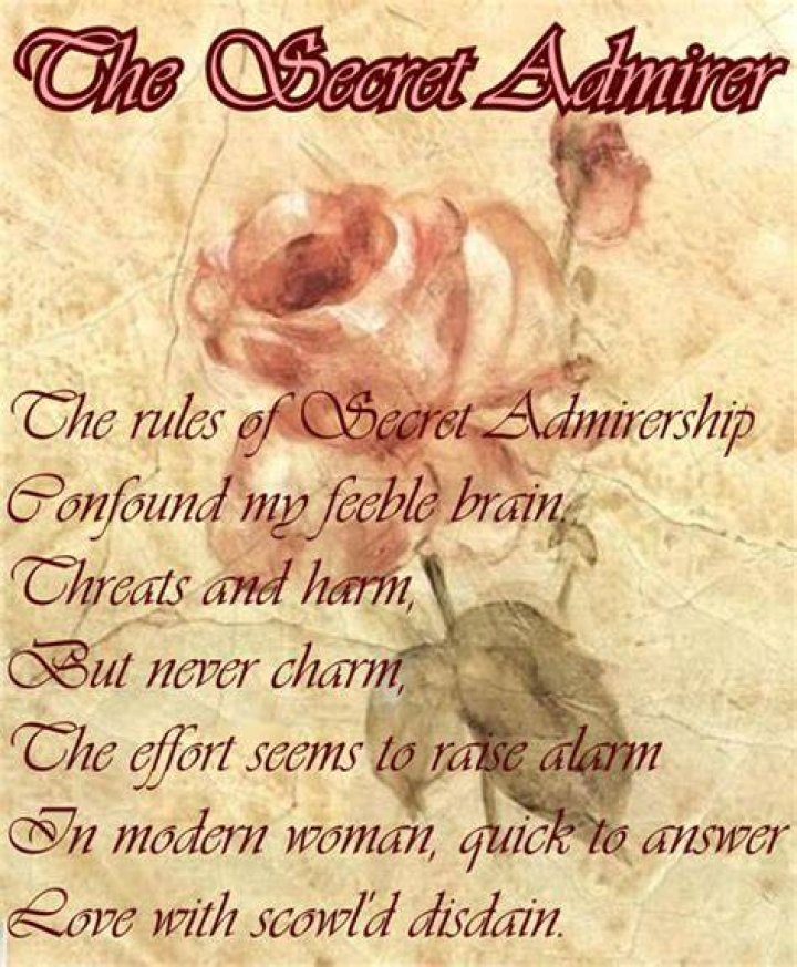 Secret Admirer Quotes For Him. QuotesGram