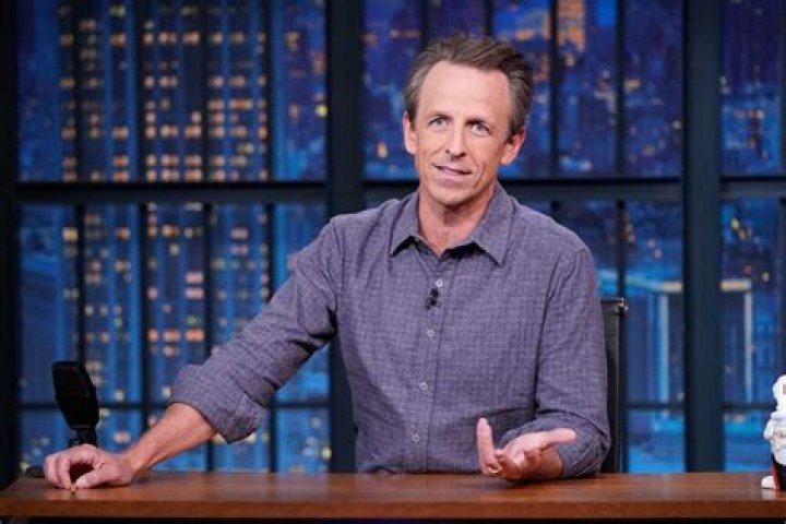 Seth Meyers from LateNight Hosts' Kids Late Night host Meyers and his