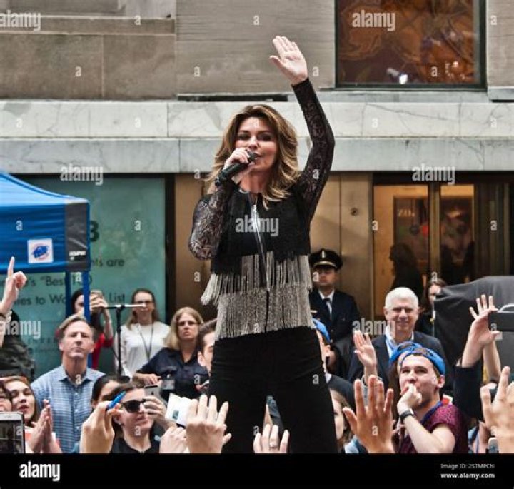 Shania Twain Performs on NBC's Today Show Concert Series in NYC