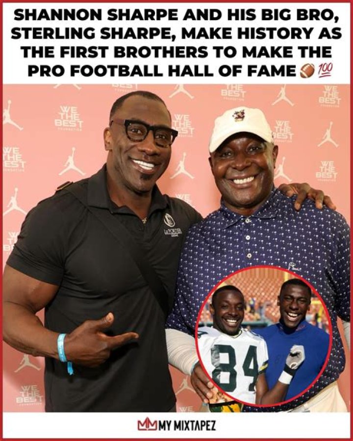 Shannon Sharpe siblings Meet Meet Sterling Sharpe, Sherra Sharpe