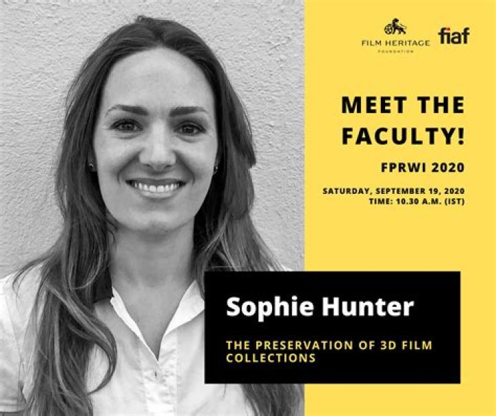 Sophie Hunter Film Heritage Foundation